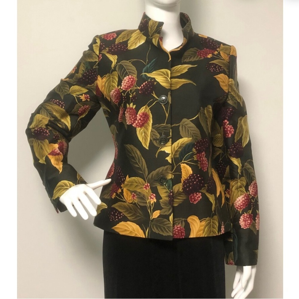 🍓HP🍓Ellen Tracy Silk and Wool Jacket - Picture 2 of 13
